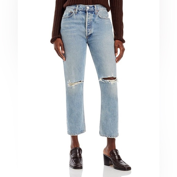 Agolde Denim - Agolde Riley High Rise Straight Leg Jeans- Size 26